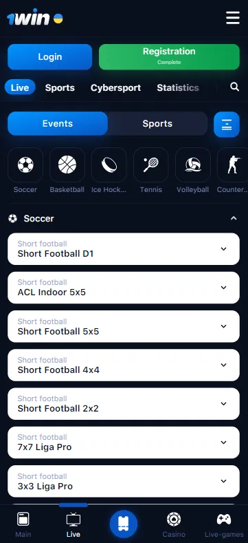 1win app for bets